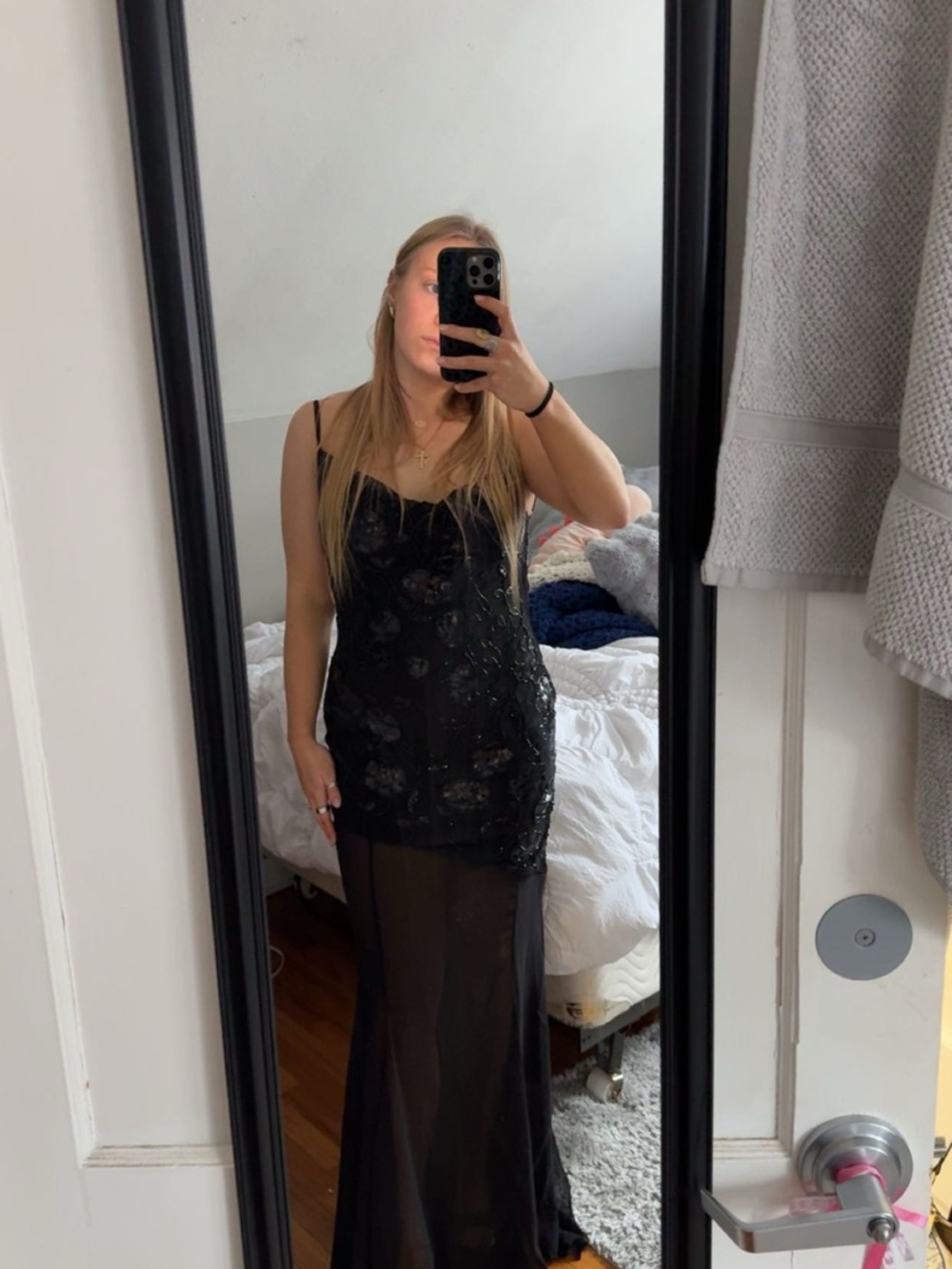 Oh Polly Black Formal Dress